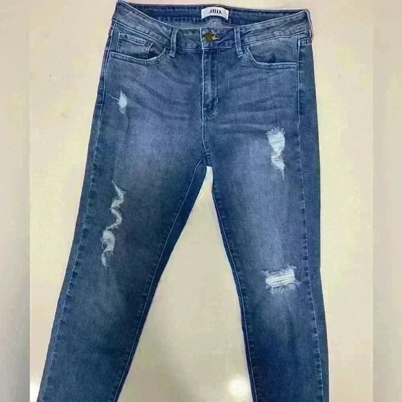 JBD Skinny Jeans w/ Fringe - Picture 2 of 6